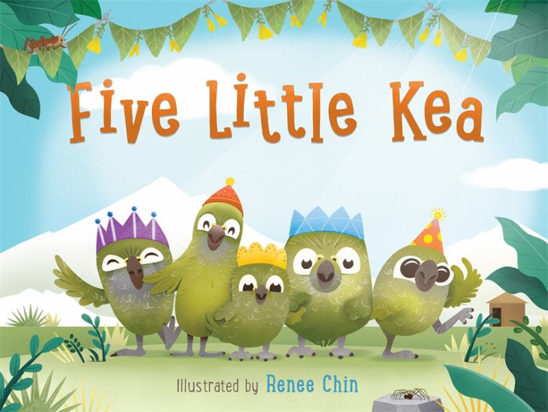 Five Little Kea Book Paperback