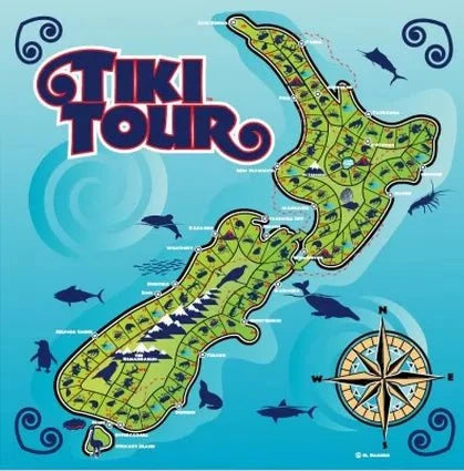 Tiki Tour of NZ Board Game