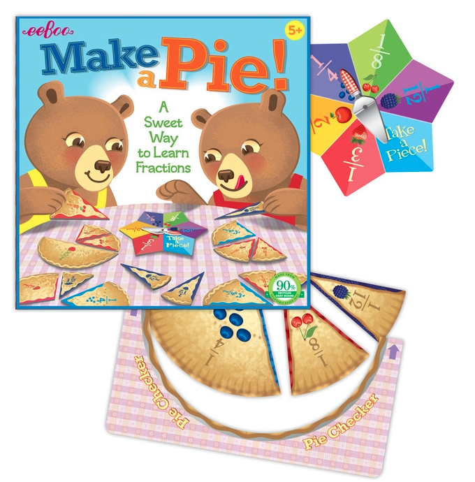Make A Pie Fractions Game eeBoo