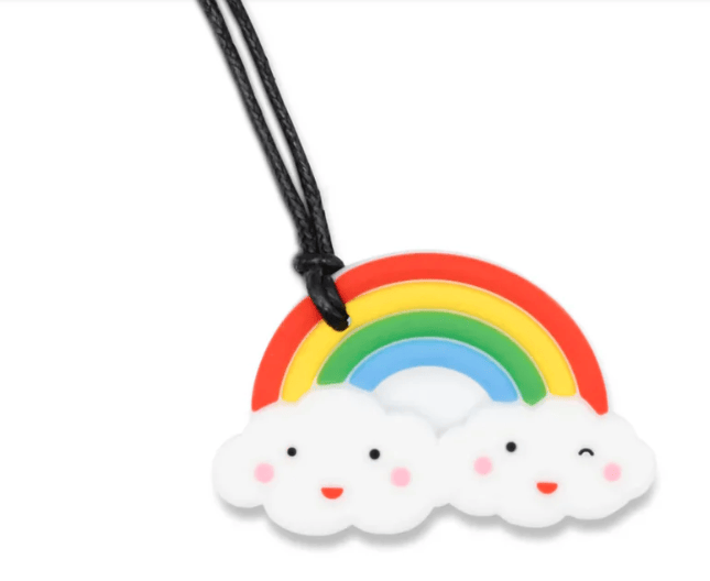 Silicone Rainbow Pendant bright