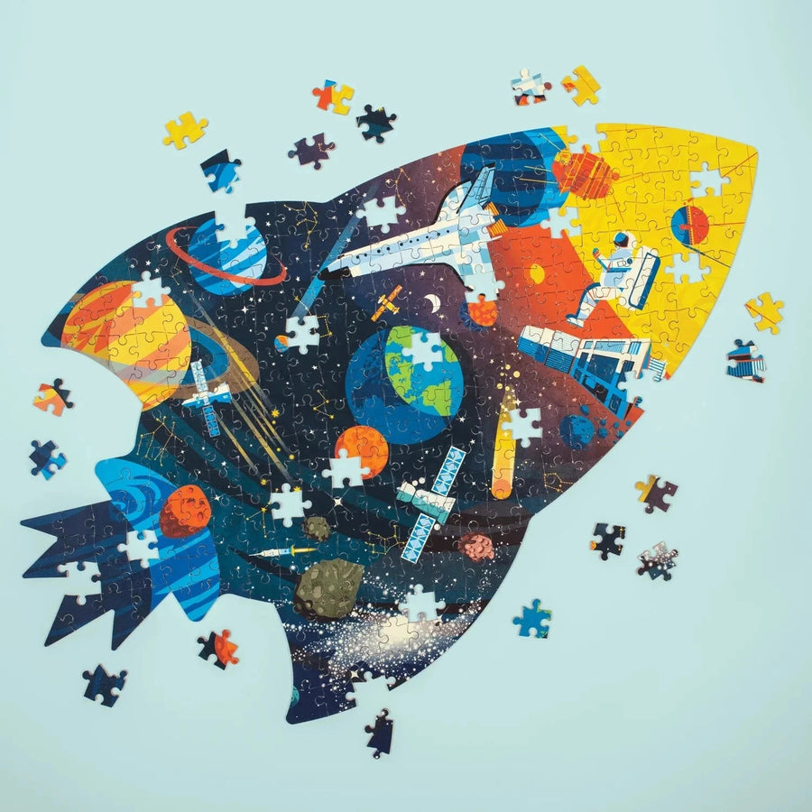 Shaped Puzzle Outer Space