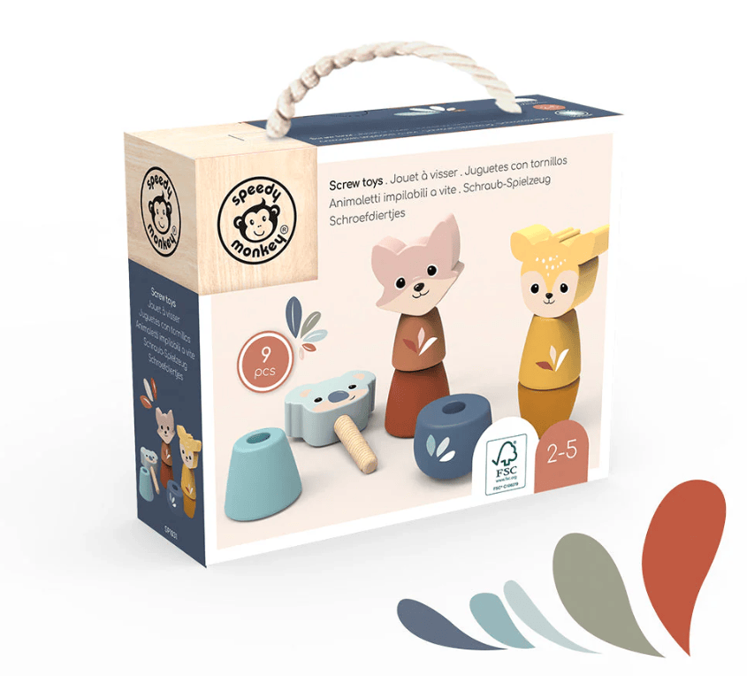 Speedy Monkey Screw Toys