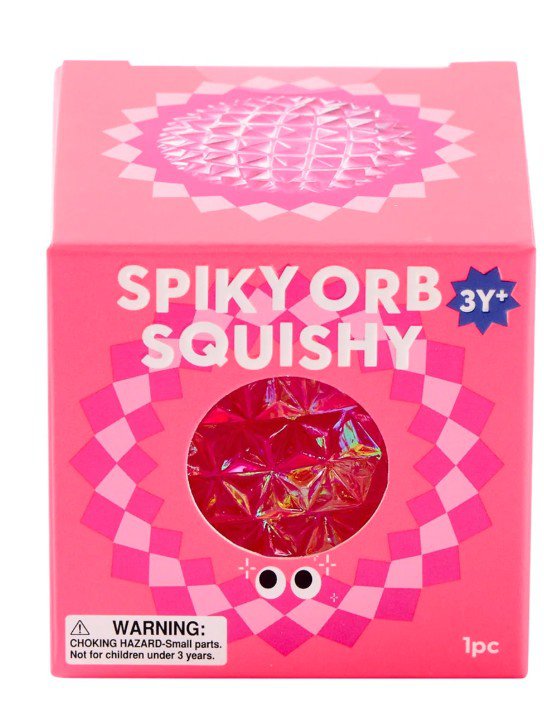 Jadore Spiky Orb Diamond Pink Squishy