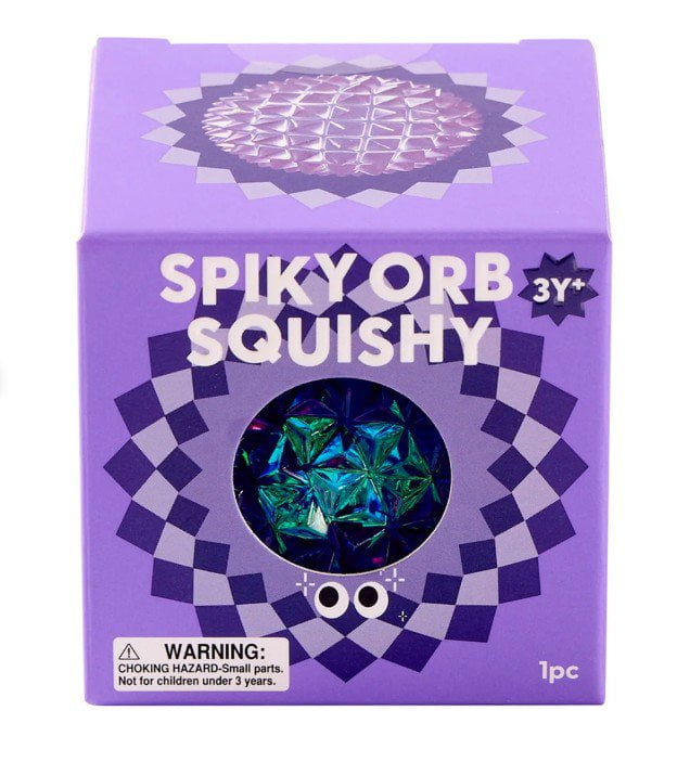Jadore Spiky Orb Diamond Purple Squishy