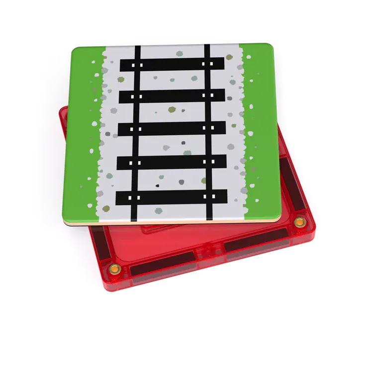 Magnetic Tile Toppers Train Pack 36 Piece