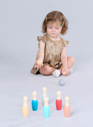 Wooden Kids Bowling Set