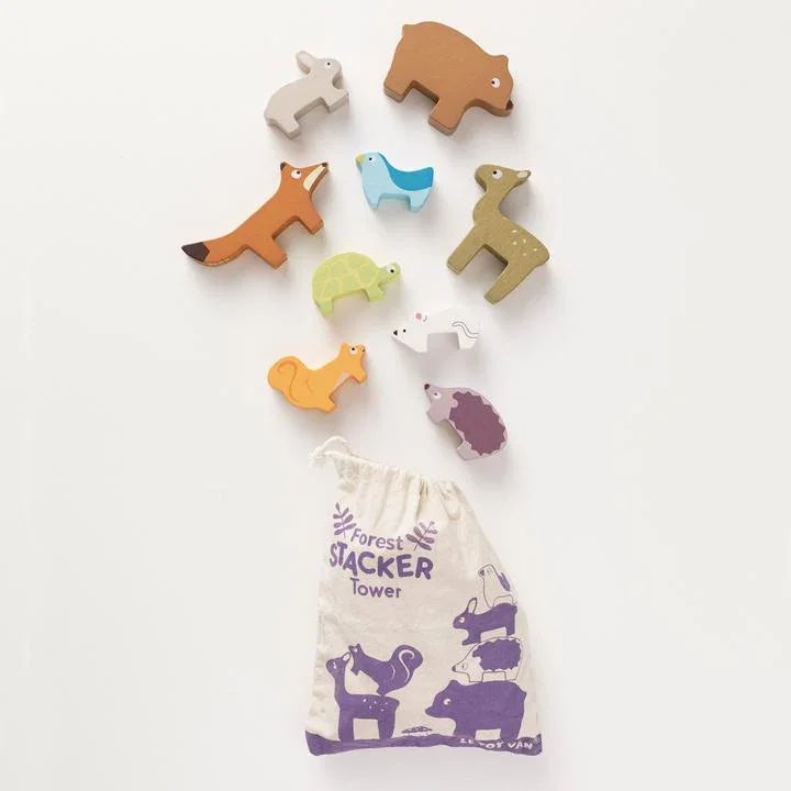 Forest Stacker Tower and Bag - Le Toy Van