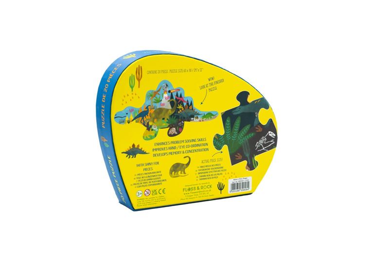 Dino 20pc Shaped Puzzle