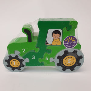 1-5 Wooden Puzzle - Tractor