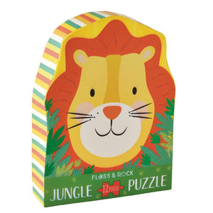 Lion 12 piece puzzle Floss & Rock