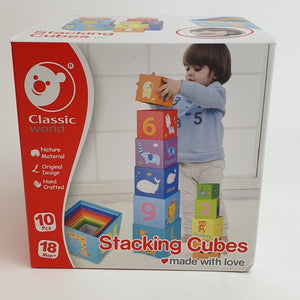 Classic World Stacking Cubes