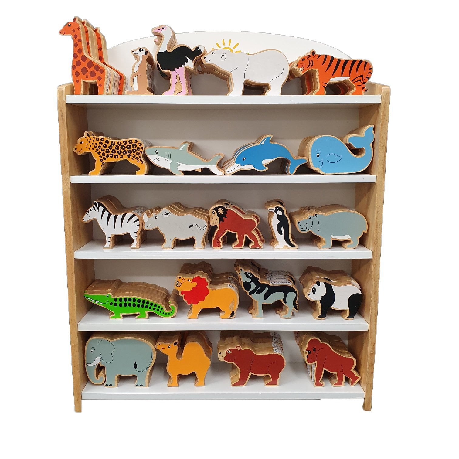 Wooden Green Crocodile