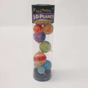Glow In The Dark 3D planets