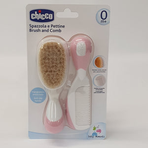 Chicco Brush And Comb Set Pink