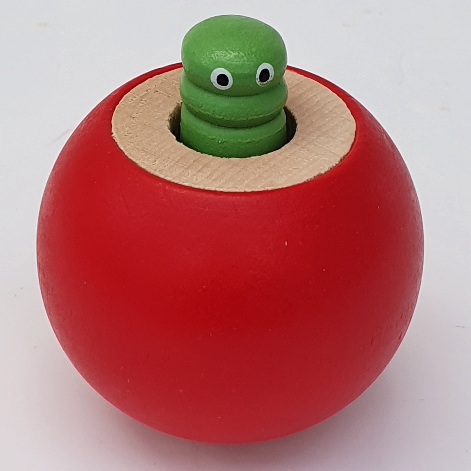 Wooden Squeaky Ball Red