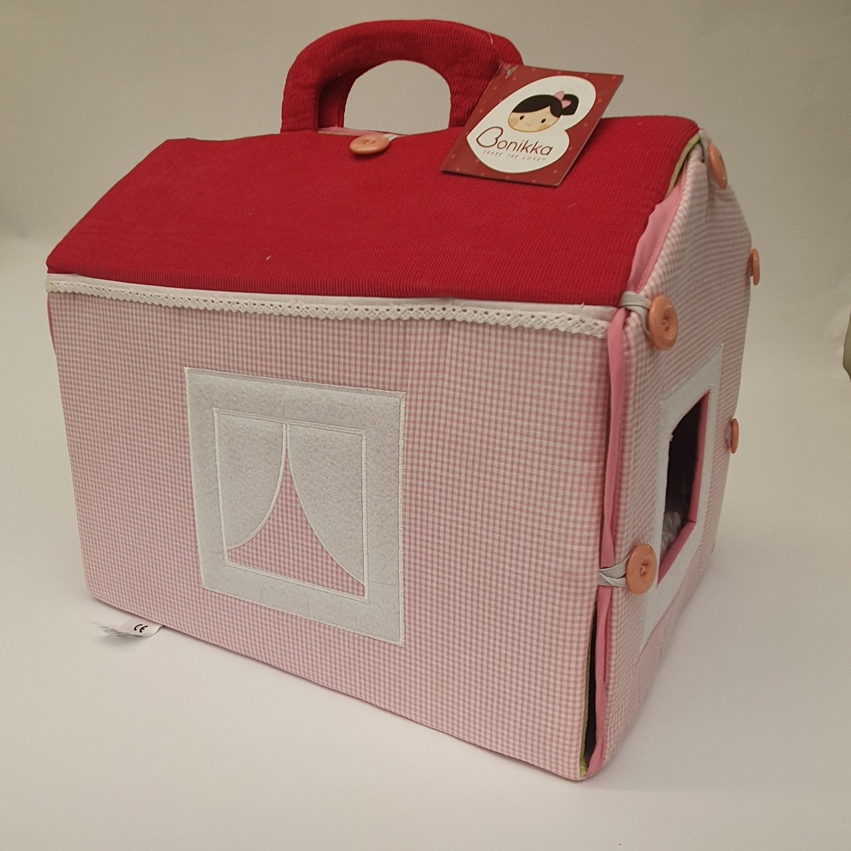 Handmade Fabric Dollhouse Fabric Dolls House PAUA