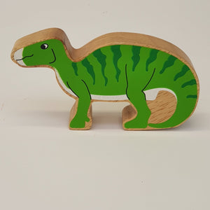 Wooden Green Iguanodon