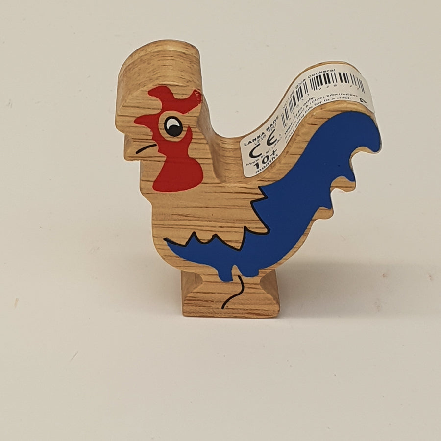 Wooden Blue Cockeral