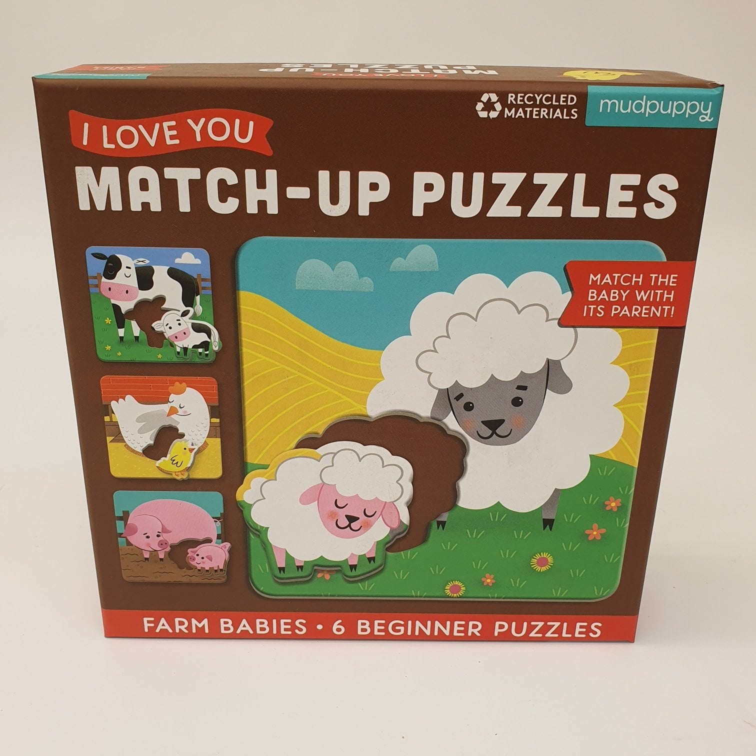 Match-Up Puzzles Farm Babies