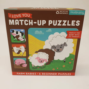 Match-Up Puzzles Farm Babies
