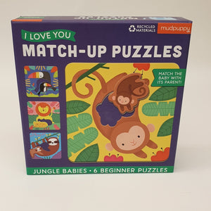 Match-Up Puzzles Jungle Babies