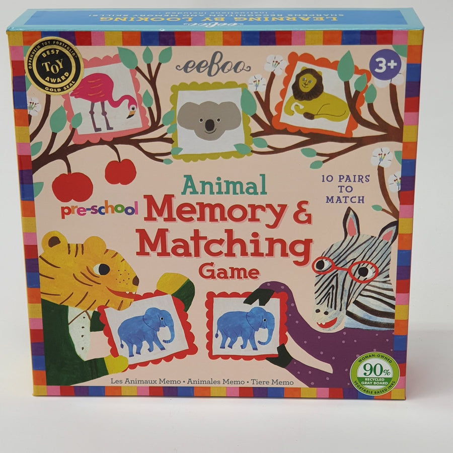 Animal Memory & Matching Game