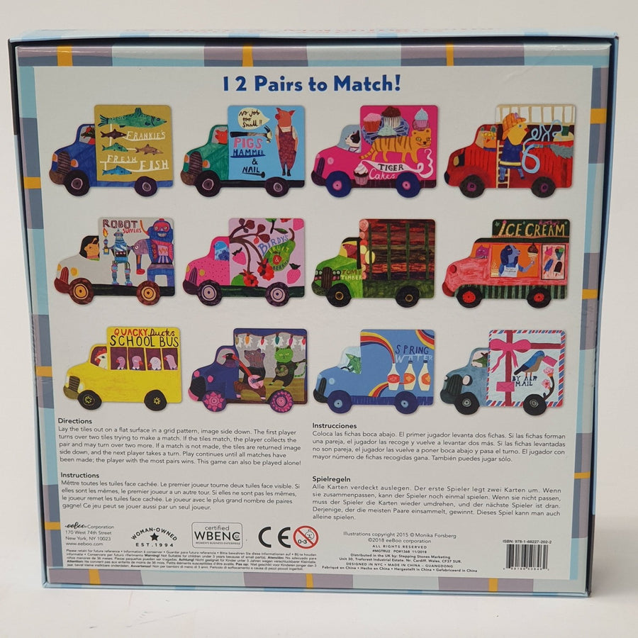 Trucks & Buses Matching Game
