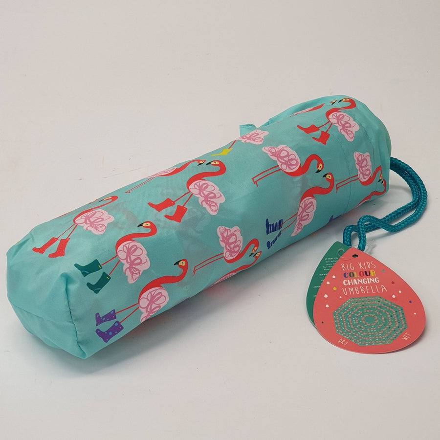 Flamingo Fold Up Umbrella