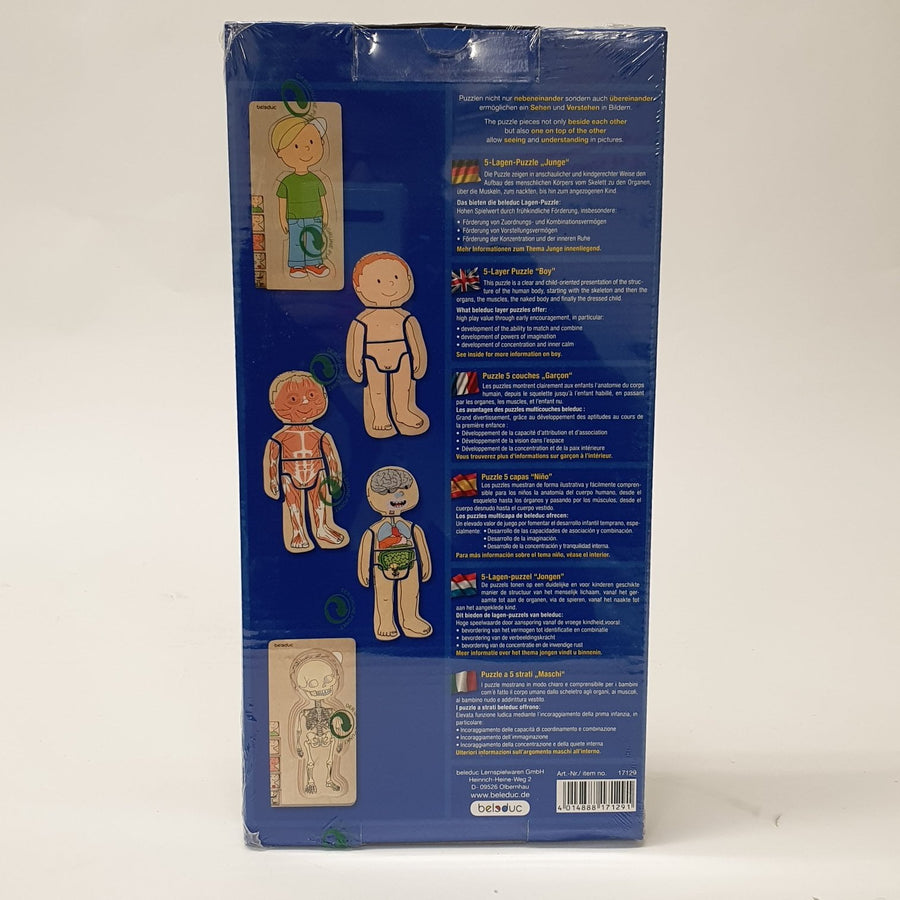 Layered Puzzle Boy Body