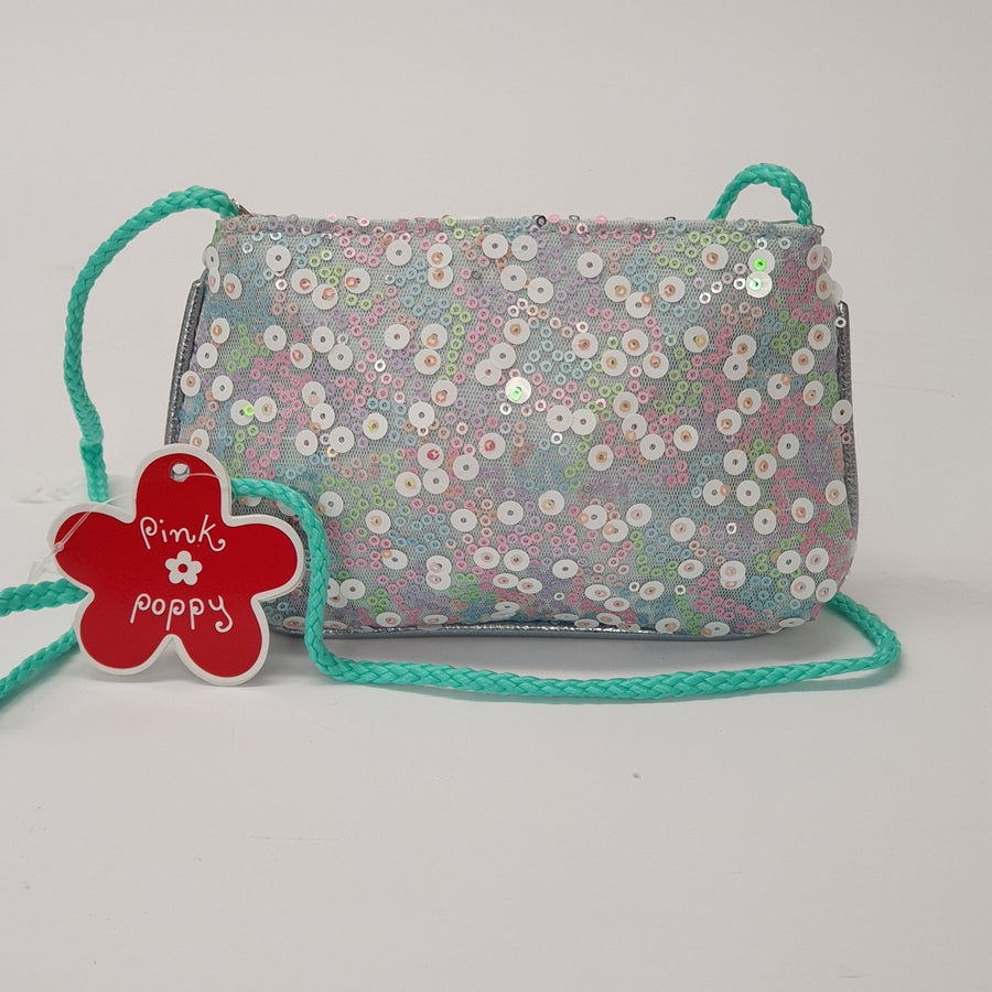 PP Sequin Shoulder Bag Blue