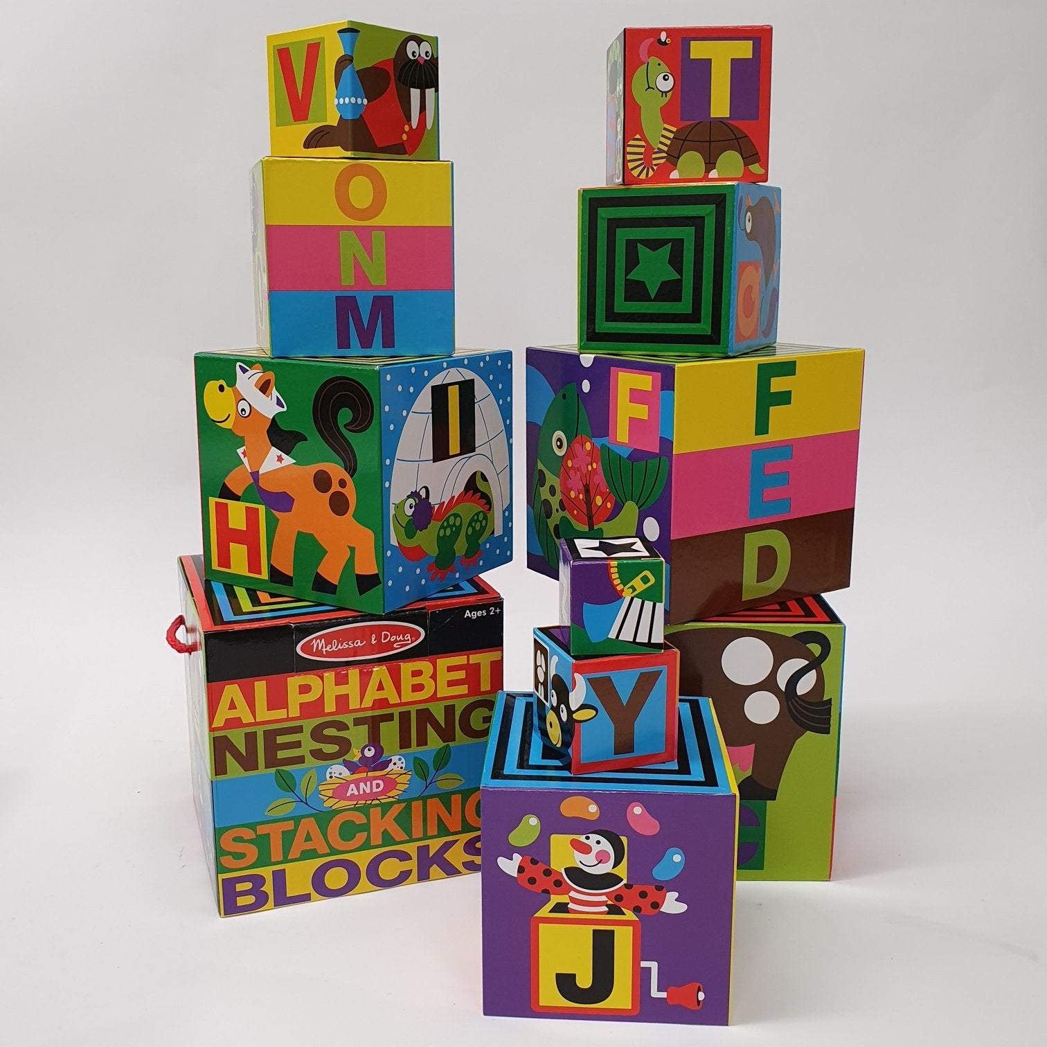 Alphabet Stacking Blocks - PAUA