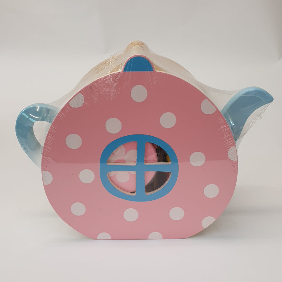 Wooden Teapot Set