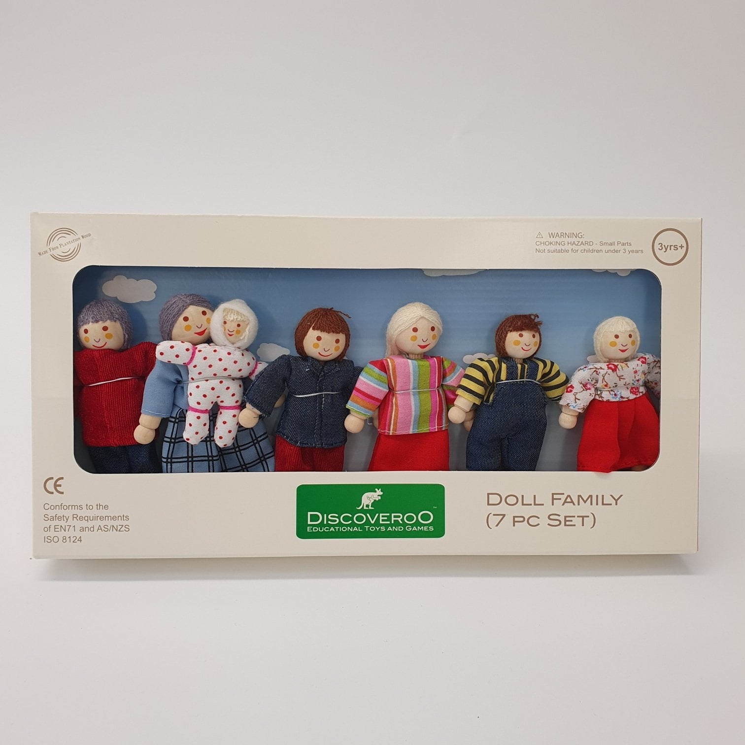 Discoveroo Doll Family Set