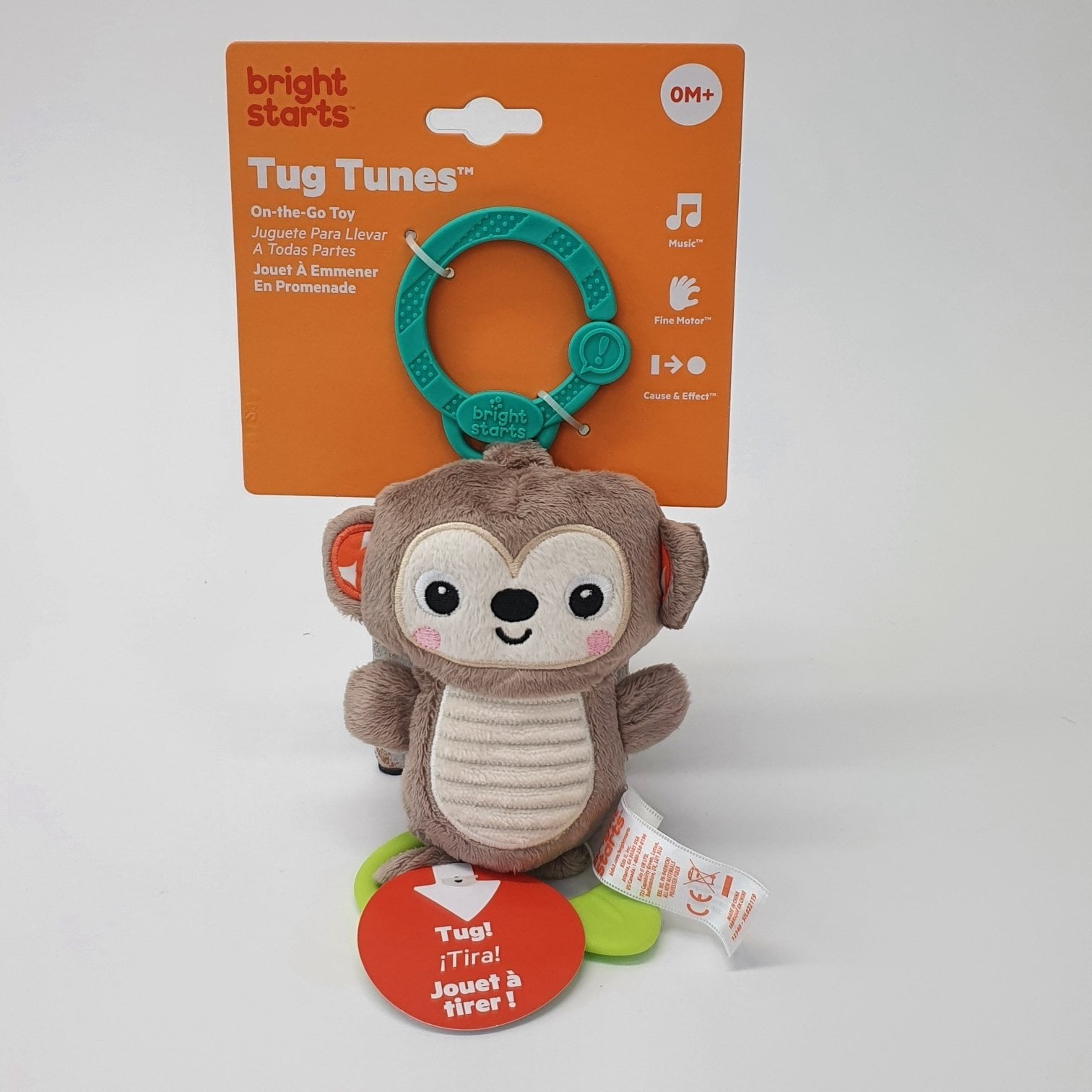Bright starts sales tug tunes monkey