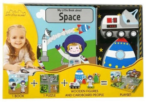 My Little Space Station Book Puzzle Playset