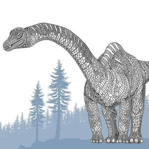 Dinosauria Colour In and Facts Book