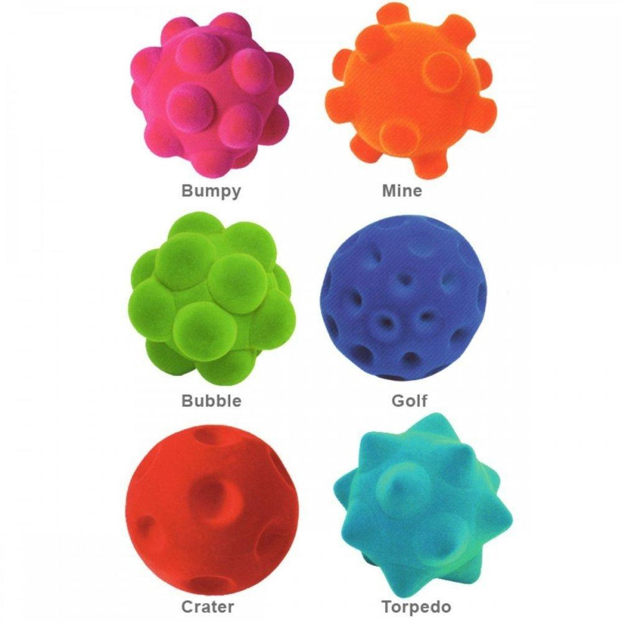 Sensory Ball Naval Mine Orange Rubbabu Medium