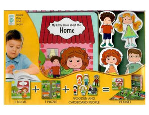 My Little Home Book Puzzle Playset