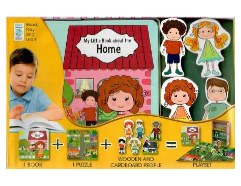 My Little Home Book Puzzle Playset