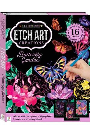 Etch Art Kit Butterfly Kaleidoscope