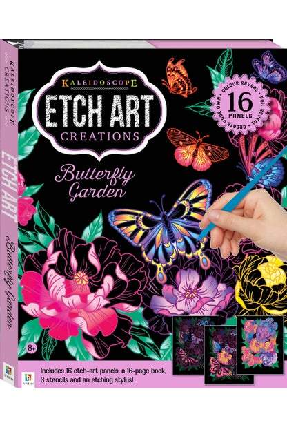 Etch Art Kit Butterfly Kaleidoscope