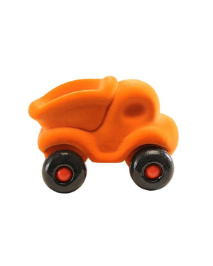 Rubbabu Little Dumper Truck Orange