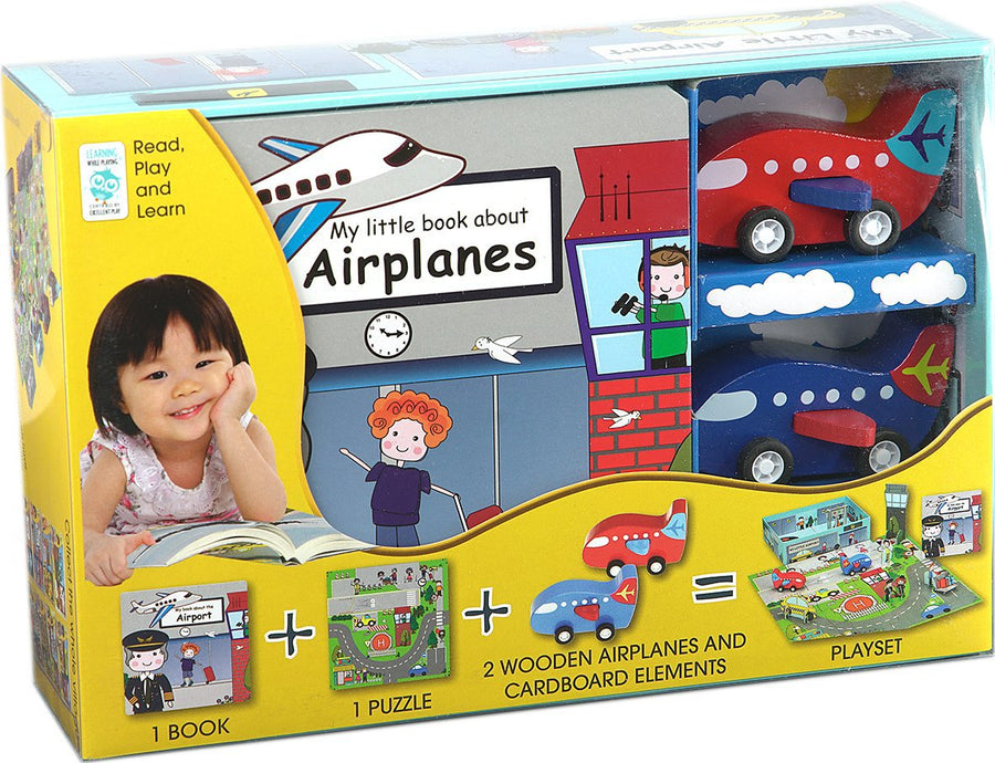 My Little Airport Book Puzzle Playset