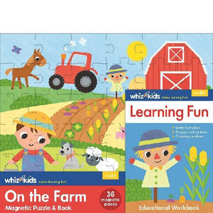 Whizz Kids On The Farm Magnetic Puzzle