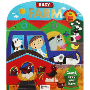 Busy Farm 3D Board Book Count Spot and Learn