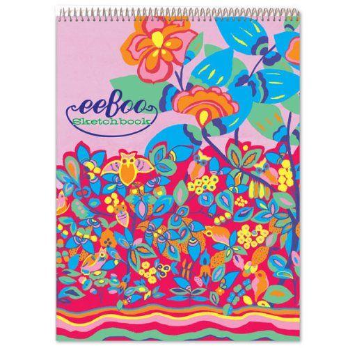 eeBooSketchbook Owl Fluro
