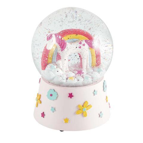 Unicorn Musical Snow Globe