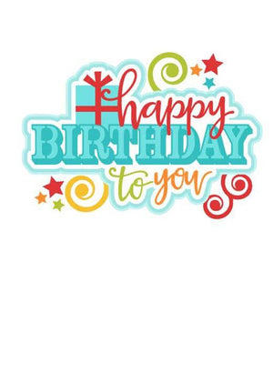 Gift Vouchers - Happy Birthday Card