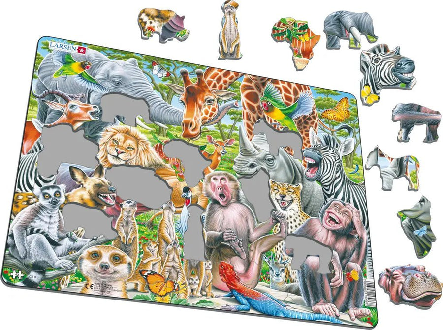 Puzzle Happy  African Animals  Larsen Range