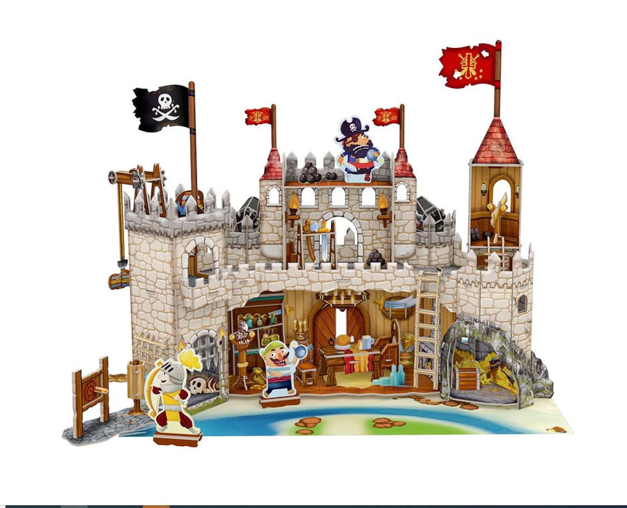 3D Pirate Knight Castle Puzzle